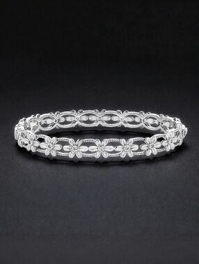 Montana Silversmiths‎ Crazy Daisies Cubic Zirconia Bracelet Retail $90 - NEW!